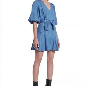 7 For All Mankind Denim Mini Dress